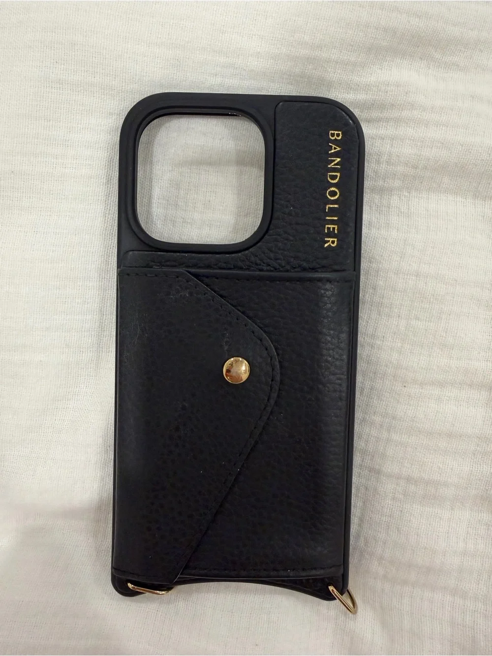 Hailey Side Slot Leather Crossbody Bandolier IPhone 16 Pro